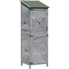 Sodo Sandėlys Pilka 59,5 x 56 x 176,5 cm Apdirbta mediena