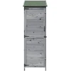 Sodo Sandėlys Pilka 59,5 x 56 x 176,5 cm Apdirbta mediena