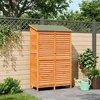 Sodo Sandėlys Ruda 106 x 56 x 176,5 cm Kietasis pušinis medis