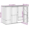Sodo saugojimo dėžė Ruda 214 x 82 x 132 cm Plienas