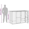 Sodo saugojimo dėžė Ruda 214 x 82 x 132 cm Plienas