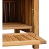 Sodo suolas su saugykla 114 x 60 x 90 cm Kieto teka medžio