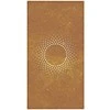 Nuotraukų rėmelis Sodo sienos dekoracija, 105x55cm, corten plienas, saulė