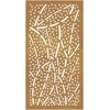 Nuotraukų rėmelis Sodo sienos dekoracija, 105x55cm, corten plienas, lapų dizaino