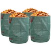 Sodo atliekų maišai 4 pcs Žalia 66 x 66 x 83,5 cm