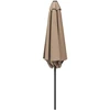 Sodo skėtis 270 x 270 cm Poliesteris Stačiakampio Taupe