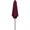Sodo skėtis 270 x 270 cm Poliesteris Stačiakampio Bordo raudona