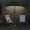 Sodo skėtis 294 x 150 x 224 cm Poliesteris ir plienas Antracito