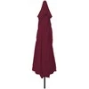 Sodo skėtis Bordo raudona 394 x 394 x 248 cm