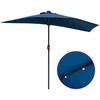 Sodo skėtis 294 x 150 x 224 cm Poliesteris ir plienas Azurblau