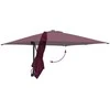 Sodo skėtis Bordo raudona 248,5 x 247,5 x 160 cm