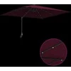 Sodo skėtis Bordo raudona 248,5 x 247,5 x 160 cm