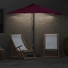 Sodo skėtis Bordo raudona 294 x 150 x 223 cm