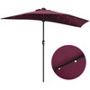 Sodo skėtis Bordo raudona 294 x 150 x 223 cm