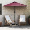 Sodo skėtis Bordo raudona 294 x 150 x 223 cm