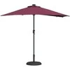 Sodo skėtis Bordo raudona 294 x 150 x 223 cm