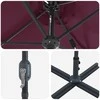 Sodo skėtis Bordo raudona 370 x 197 x 239 cm