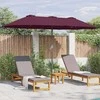 Sodo skėtis 370 x 197 x 239 cm Poliesteris ir aliuminis