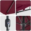 Sodo skėtis Bordo raudona 385 x 209 x 244 cm Poliesteris