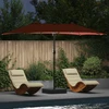Sodo skėtis Terakotos 385 x 209 x 244 cm Poliesteris