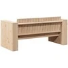 Sodo sofa Natūrali 134 x 60 x 62 cm Kietos pušies mediena