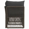 Sodo sofa 2-Vietų skaičius Pilka poliratanas