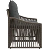Sodo sofa 2-Vietų skaičius Pilka poliratanas