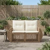 Sodo sofa 2-Vietų skaičius Smėlio poliratanas