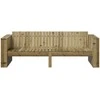 Sodo sofa Ruda 185,5 x 60 x 62 cm Kietos pušies mediena