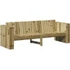 Sodo sofa Ruda 185,5 x 60 x 62 cm Kietos pušies mediena