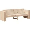 Sodo sofa Natūrali 185,5 x 60 x 62 cm Kietos pušies mediena