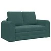 Sofa lova Tamsiai žalia 148 x 71 x 83 cm Aksomas