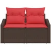 Sodo sofa Ruda 123 x 62 x 69cm poliratanas