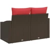 Sodo sofa Ruda 123 x 62 x 69cm poliratanas