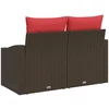 Sodo sofa Ruda 123 x 62 x 69cm poliratanas