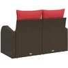 Sodo sofa Ruda 124 x 62 x 85cm poliratanas