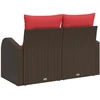 Sodo sofa Ruda 124 x 62 x 85cm poliratanas