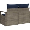 Sodo sofa su pagalve 120 x 62 x 69 cm poliratanas