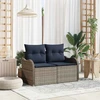 Sodo sofa su pagalve 121 x 62 x 69 cm poliratanas
