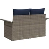Sodo sofa su pagalve 141 x 62 x 69 cm poliratanas