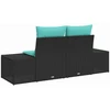 Sodo sofa su pagalve 184 x 62 x 69 cm poliratanas