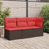 Sodo sofa su pagalve Ruda 62 x 62 x 69 cm Poli ratanas