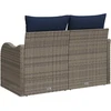 Sodo sofa su pagalve su saugykla 121 x 62 x 69 cm poliratanas