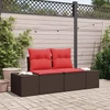 Sodo sofa su pagalve su saugykla 184 x 62 x 69 cm poliratanas