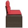 Sodo sofa su pagalve su saugykla 184 x 62 x 69 cm poliratanas