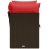 | Sodo sofa | su pagalve Ruda 124 x 62 x 69 cm Poli ratanas
