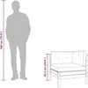 Sodo sofa su pagalvėlėmis ir pakoja, douglas eglės masyvas