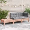 Sodo sofa su pagalvėlėmis ir pakoja, douglas eglės masyvas
