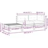 Sodo sofa su pagalvėlėmis ir pakoja, impregnuota pušies mediena