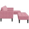 Sofa Sofos komplektas 2 vnt. Rožinė Poliesteris